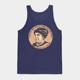 Fannie Lou Hamer Portrait and Quote Tank Top